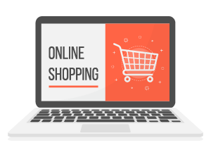 Quando conviene aprire un e-commerce - immagine computer shopping online